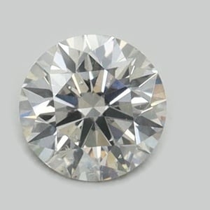 Round diamond — real photo