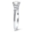 The Malibu Ring, smalltop view on a hand
