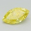 0.86 Ct. Fancy Vivid Yellow Marquise Lab Grown Diamond