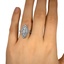 The Corbel Ring, smallzoomed in top view on a hand