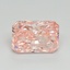 3.07 Ct. Fancy Vivid Pink Radiant Lab Grown Diamond