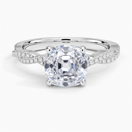 Scalloped Engagement Ring