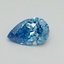 1.01 Ct. Fancy Vivid Blue Pear Lab Grown Diamond