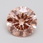 2.01 Ct. Fancy Intense Pink Round Lab Grown Diamond