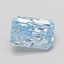 1.04 Ct. Fancy Vivid Blue Radiant Lab Grown Diamond