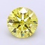 1.51 Ct. Fancy Intense  Yellow Round Lab Grown Diamond