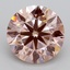 2.70 Ct. Fancy Intense Pink Round Lab Grown Diamond