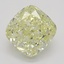 1.62 Ct. Fancy Light Yellow Cushion Diamond
