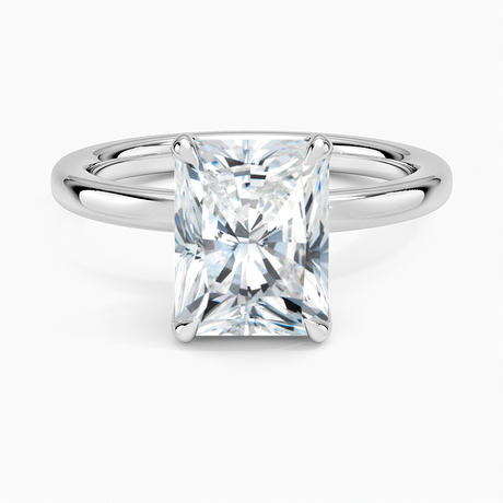 18K White Gold 2mm Petite Elodie Perfect Fit Solitaire Ring