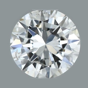 Round diamond — real photo