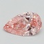 0.70 Ct. Fancy Intense Pink Pear Lab Grown Diamond