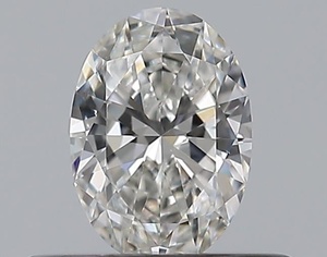 Oval diamond — real photo