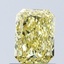1.02 Ct. Fancy Vivid Yellow Radiant Lab Grown Diamond