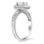 The Belleisle Ring, smalltop view on a hand
