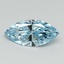 1.00 Ct. Fancy Vivid Blue Marquise Lab Grown Diamond