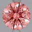 1.08 Ct. Fancy Vivid Pink Round Lab Grown Diamond