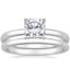 Platinum 2mm Comfort Fit Bridal Set
