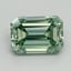 1.62 Ct. Fancy Vivid Pacific Green Emerald Lab Grown Diamond