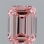 1.45 Ct. Fancy Intense  Pink Emerald Lab Grown Diamond