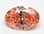 1.70 Ct. Fancy Vivid Pink Oval Lab Grown Diamond