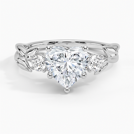 Budding Willow Three Stone Diamond Ring