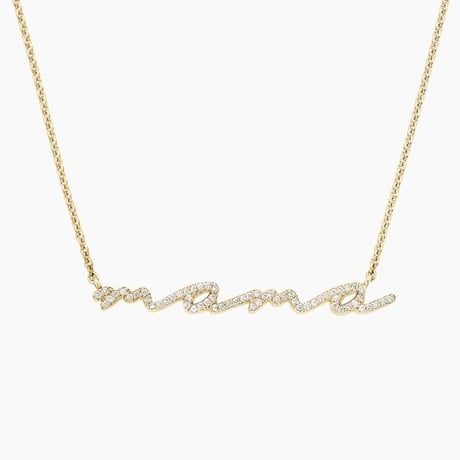 Script Mama Diamond Pendant Necklace (1/5 ct. tw.)