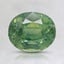 7.5x6.4mm Unheated Green Oval Montana Sapphire