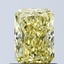 1.05 Ct. Fancy Vivid Yellow Radiant Lab Grown Diamond