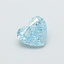 0.49 Ct. Fancy Intense  Blue Heart Lab Grown Diamond