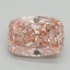 2.01 Ct. Fancy Vivid Pink Cushion Lab Grown Diamond