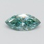 1.0 Ct. Fancy Vivid Green Marquise Lab Grown Diamond