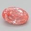 2.04 Ct. Fancy Vivid Pink Oval Lab Grown Diamond