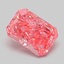 1.08 Ct. Fancy Vivid Pink Radiant Lab Grown Diamond