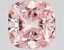 2.70 Ct. Fancy Vivid Pink Cushion Lab Grown Diamond