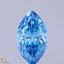 2.10 Ct. Fancy Vivid Blue Marquise Lab Grown Diamond