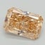 2.93 Ct. Fancy Intense Brownish Orange Radiant Lab Grown Diamond