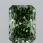 6.35 Ct. Fancy Vivid Green Radiant Lab Grown Diamond