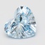 5.03 Ct. Fancy Vivid Blue Heart Lab Grown Diamond