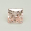 4.31 Ct. Fancy Intense Pink Princess Lab Grown Diamond