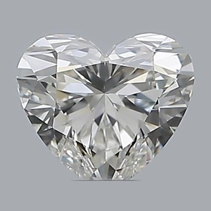 Heart diamond — real photo