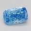 2.50 Ct. Fancy Vivid Blue Cushion Lab Grown Diamond