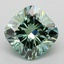 2.01 Ct. Fancy Vivid Green Cushion Lab Grown Diamond
