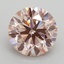 3.00 Ct. Fancy Light Pink Round Lab Grown Diamond