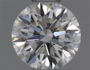 Round diamond — real photo