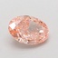 0.96 Ct. Fancy Vivid Pink Oval Lab Grown Diamond