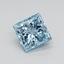 0.75 Ct. Fancy Intense  Blue Princess Lab Grown Diamond