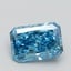 2.32 Ct. Fancy Vivid Blue Radiant Lab Grown Diamond