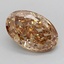 2.56 Ct. Fancy Light  Brown Oval Lab Grown Diamond