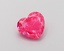 1.10 Ct. Fancy Vivid Pink Heart Lab Grown Diamond