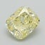 1.13 Ct. Fancy Intense Yellow Cushion Lab Grown Diamond